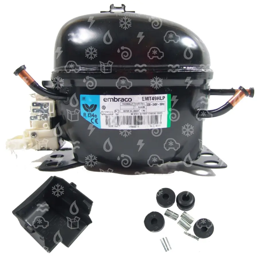 kompresor EMBRACO EMT49HLP, LBP - R134a, 220 - 240 V, 50 Hz